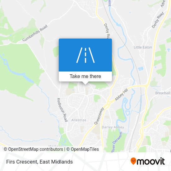 Firs Crescent map