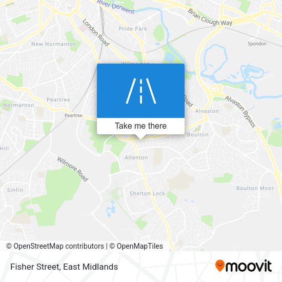 Fisher Street map