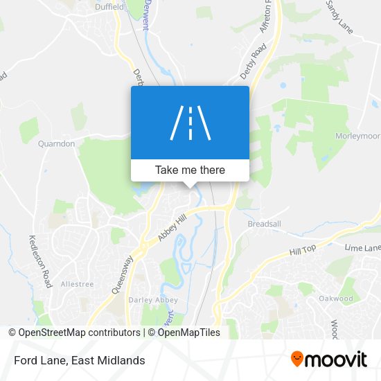 Ford Lane map