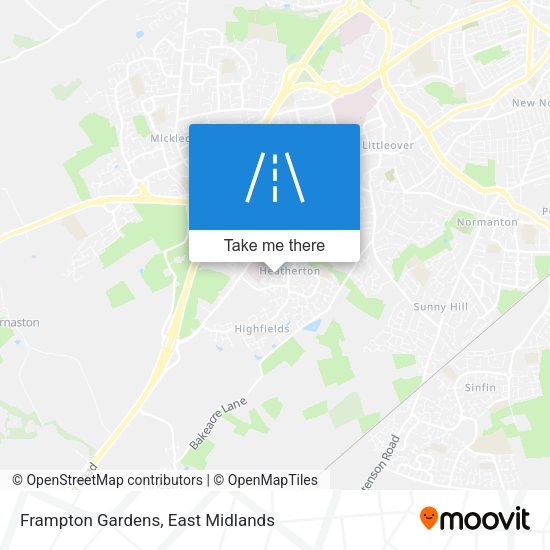 Frampton Gardens map