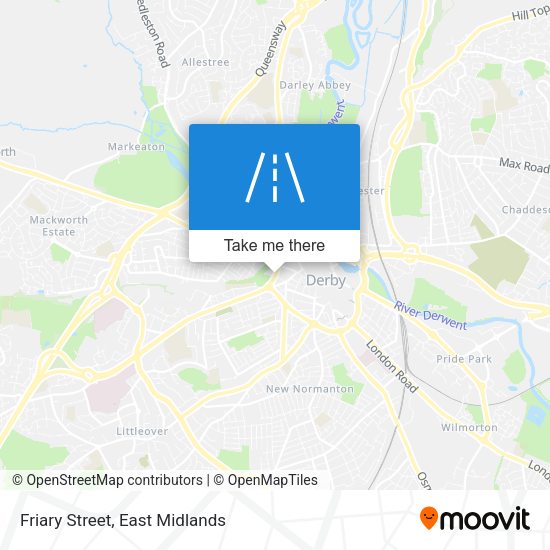 Friary Street map