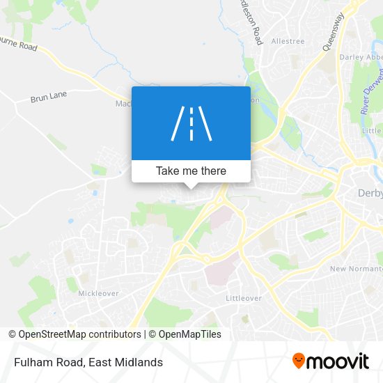 Fulham Road map
