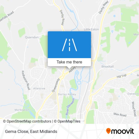 Gema Close map