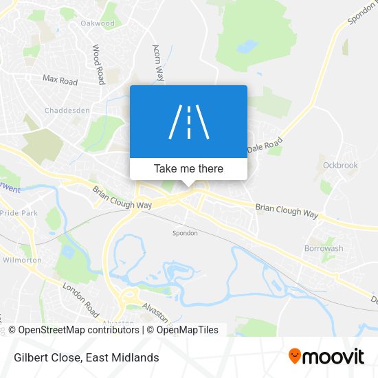 Gilbert Close map