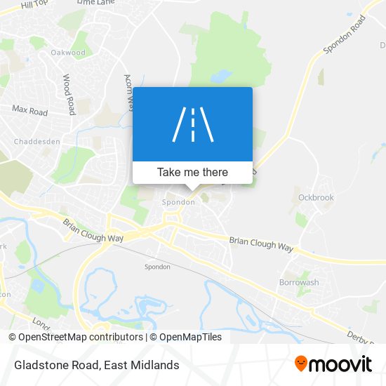 Gladstone Road map