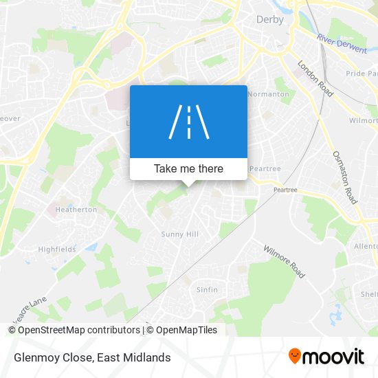 Glenmoy Close map