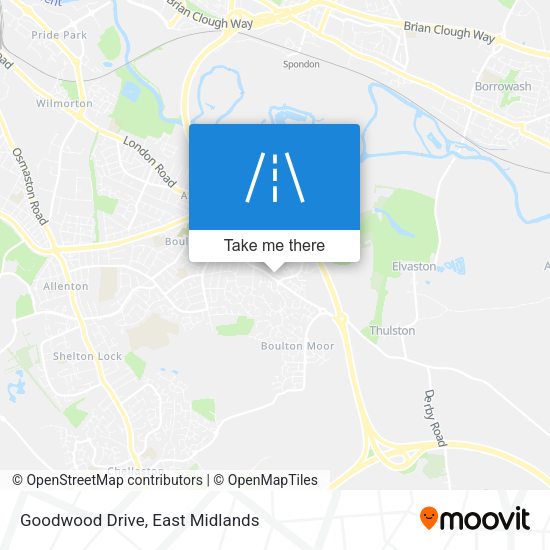 Goodwood Drive map