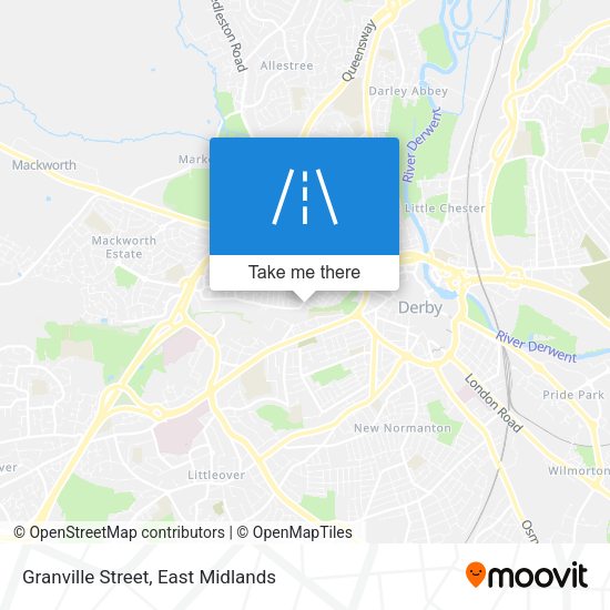 Granville Street map