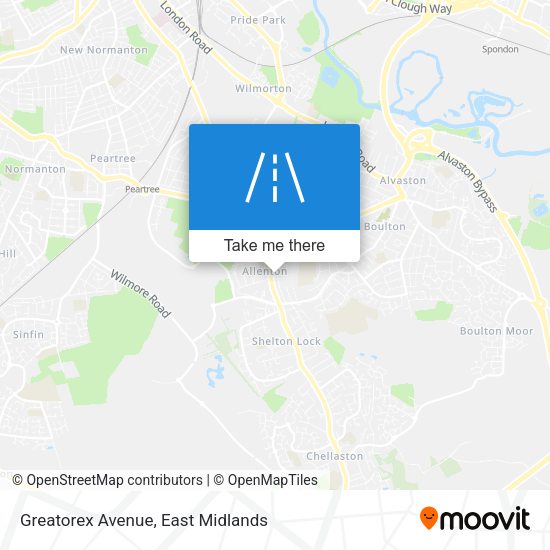 Greatorex Avenue map
