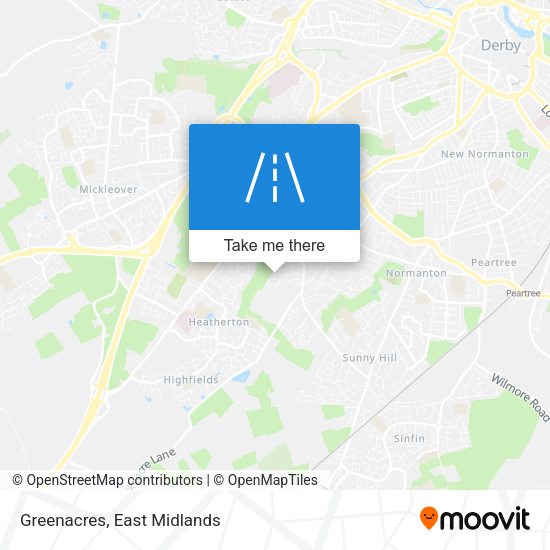 Greenacres map