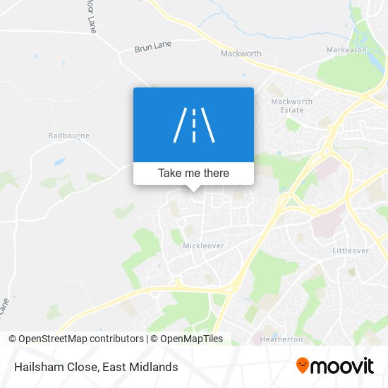 Hailsham Close map