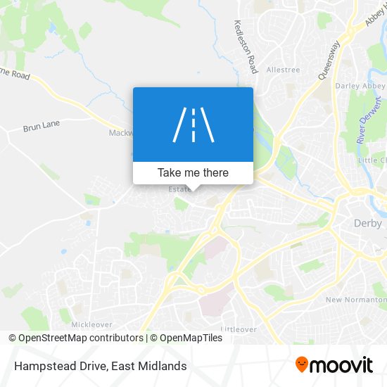 Hampstead Drive map