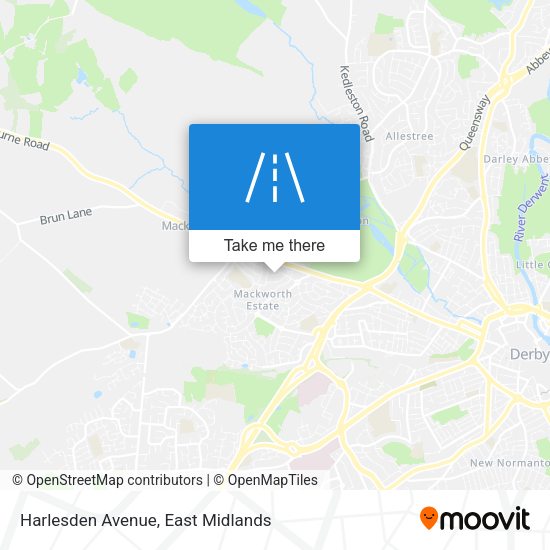 Harlesden Avenue map