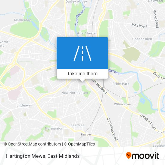 Hartington Mews map