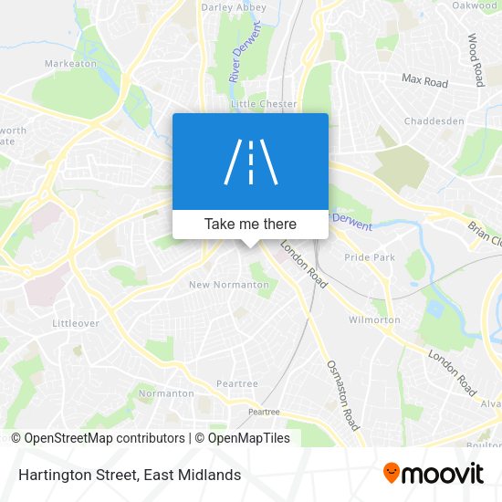Hartington Street map