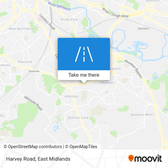 Harvey Road map