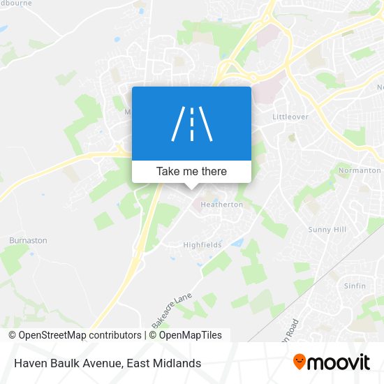 Haven Baulk Avenue map