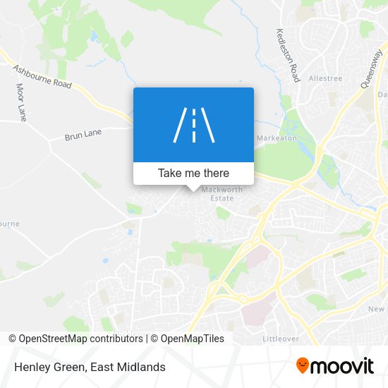 Henley Green map