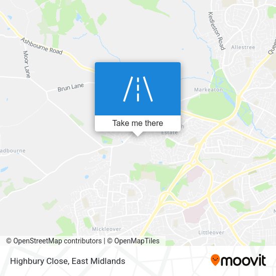 Highbury Close map