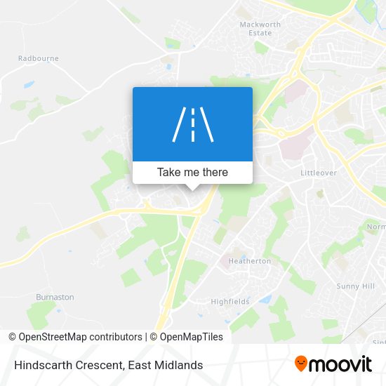 Hindscarth Crescent map