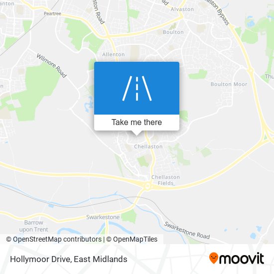 Hollymoor Drive map