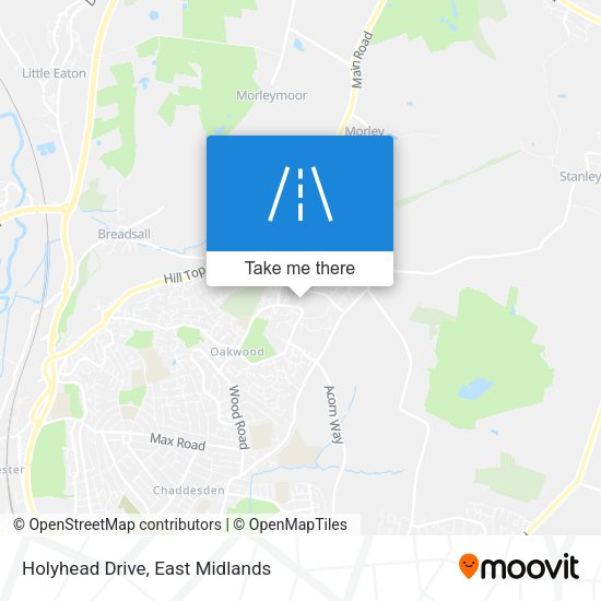 Holyhead Drive map