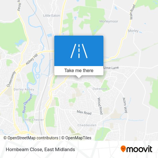 Hornbeam Close map