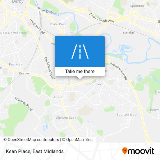 Kean Place map