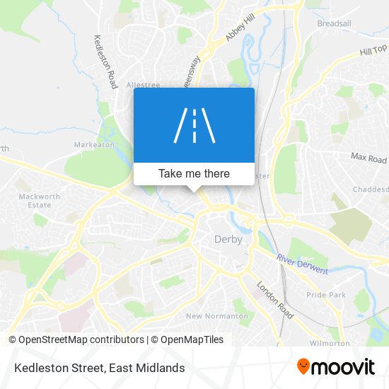 Kedleston Street map