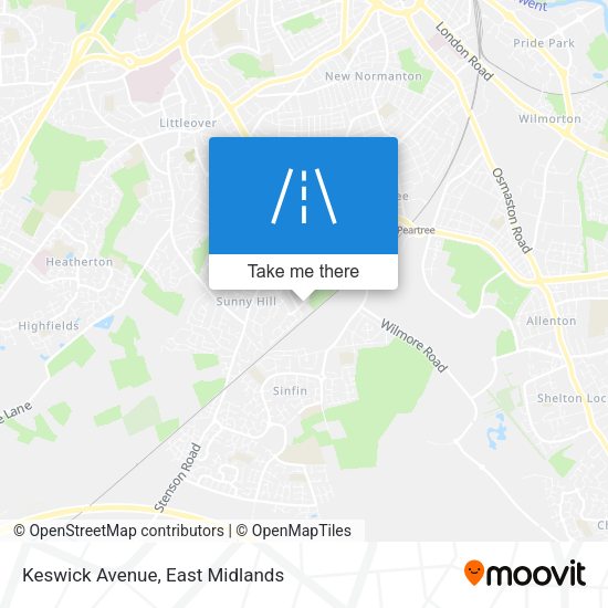 Keswick Avenue map