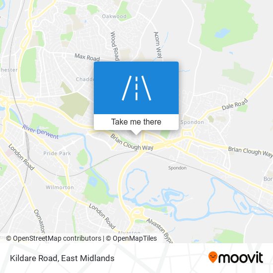 Kildare Road map