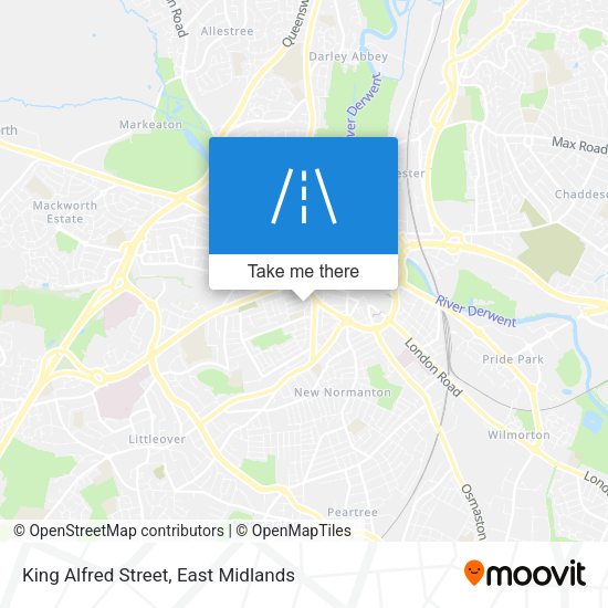 King Alfred Street map