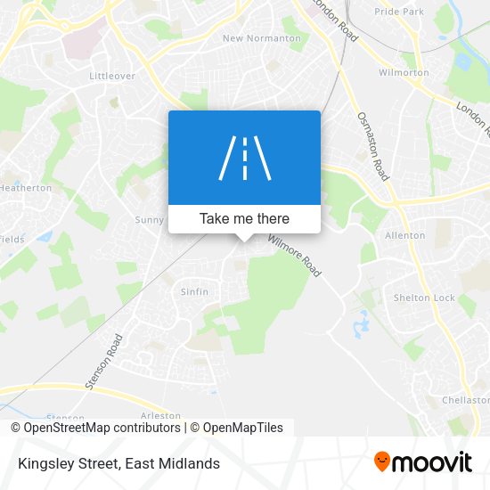 Kingsley Street map
