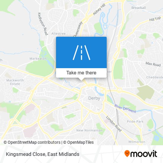 Kingsmead Close map