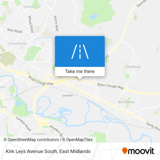 Kirk Leys Avenue South map