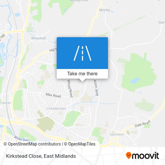 Kirkstead Close map
