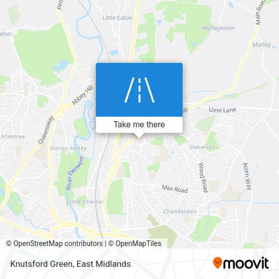 Knutsford Green map