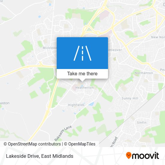 Lakeside Drive map