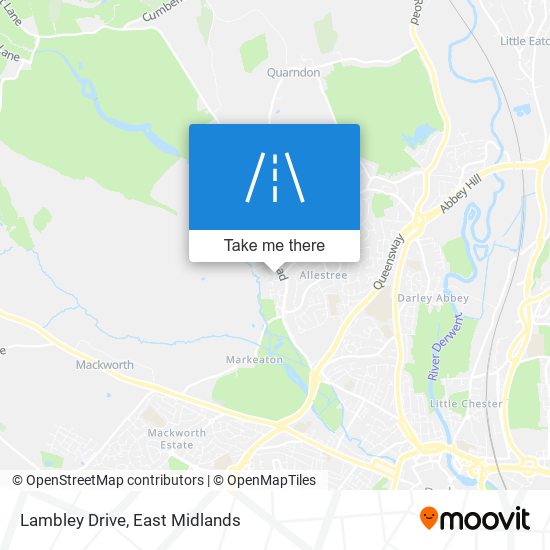 Lambley Drive map