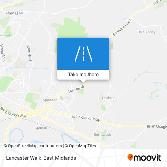 Lancaster Walk map