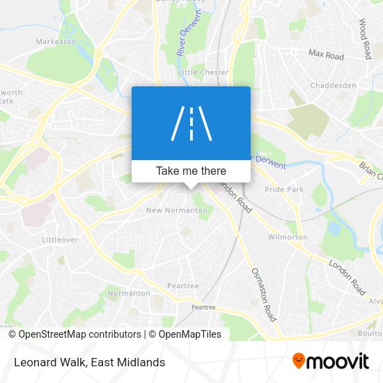 Leonard Walk map