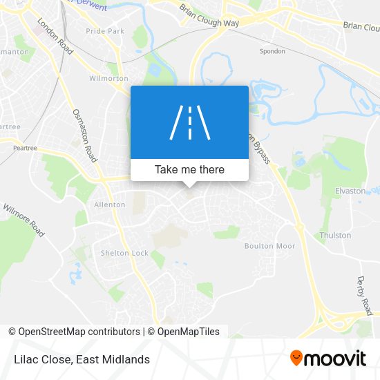 Lilac Close map