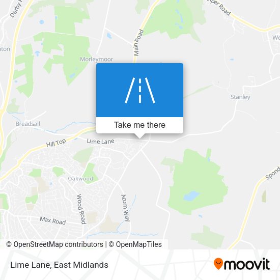 Lime Lane map