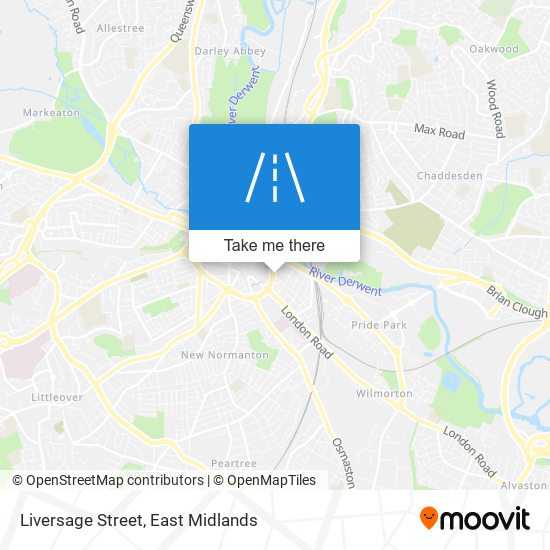 Liversage Street map