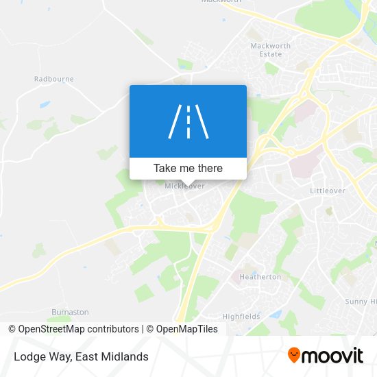 Lodge Way map