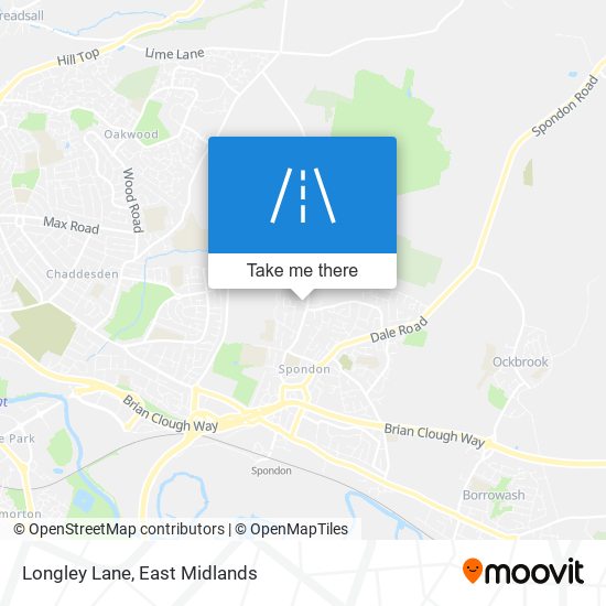 Longley Lane map