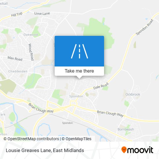 Lousie Greaves Lane map