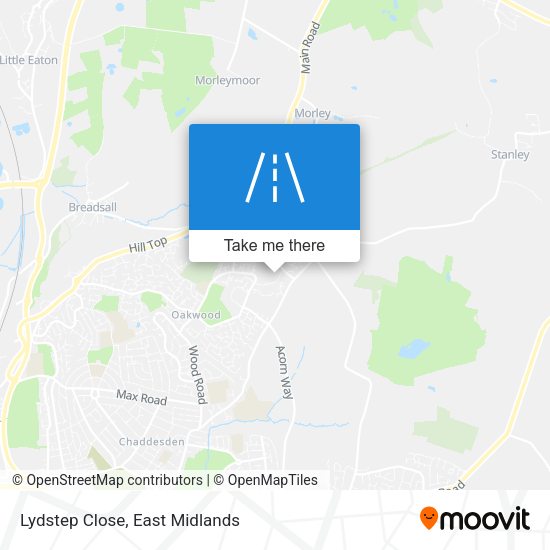 Lydstep Close map