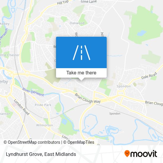 Lyndhurst Grove map