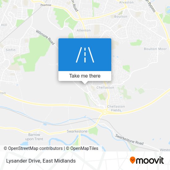 Lysander Drive map